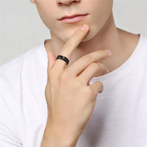 Titanium bague best sale