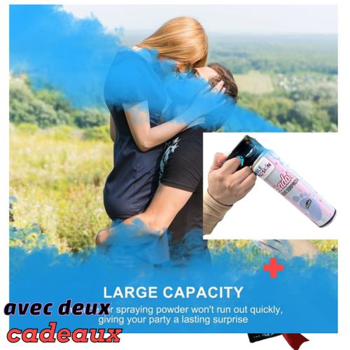 Generic Extincteur Gender Reveal Baby Shower Poudre Holi Annonce grossesse  Fille ou Garçon à prix pas cher