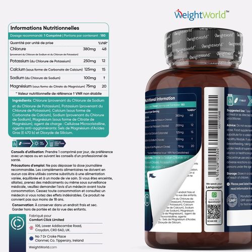product_image_name-WeightWorld-Electrolyte Complex Tablets 900 mg - Keto Electrolyte Supplement - 180 Tablets-2