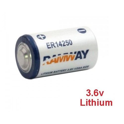 Ramway Pile 3.6 volt au Lithium 14250 // Batterie 3.6v ER14250 Sans  Emballage 1/2 AA à prix pas cher
