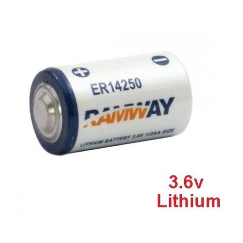 Ramway Batterie 3.6v Lithium 14250 -Pile 3.6 volt Taille 1/2 AA