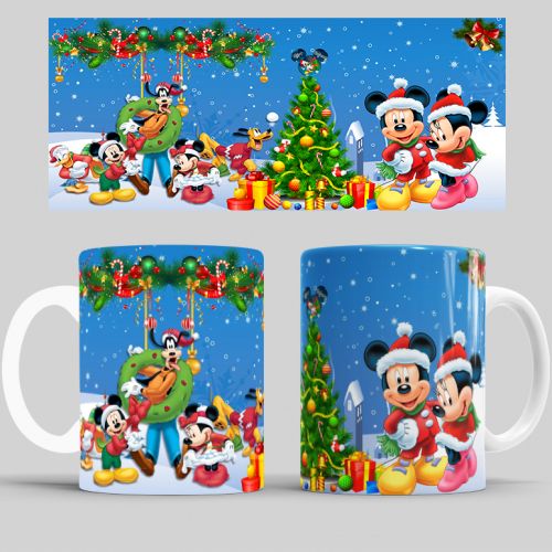 Generic Mug Tasse Disney Noel Mickey & Minnie à prix pas cher