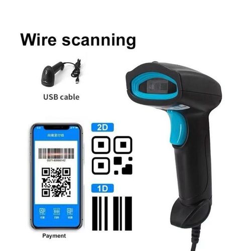 Generic SCANNER CODE BARRES FILAIRE U4 LECTEUR 1D/2D HAUTE PRECISION - image 2