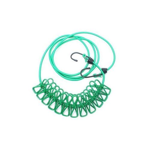 product_image_name-Generic-Corde Linge Porte Sèche Linge Pinces à Linge Maison et Voyage 12 Clips-4