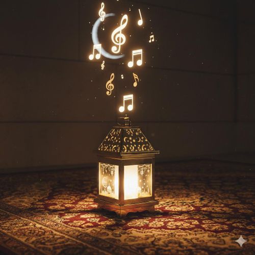 product_image_name-Generic-Lanterne LED et sonore traditionnelle et belle décoration, Fanous Ramadan Mubarak -3