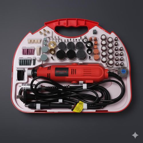 product_image_name-Makute-Mini Perceuse Makute 3mm 350W, Kit Complet de 180 Outils (colleur aléatoire)-5