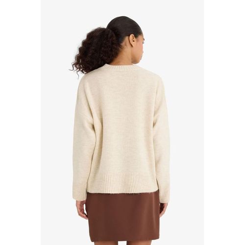 product_image_name-Defacto-Defacto Pull en maille à col rond Coupe oversize-2