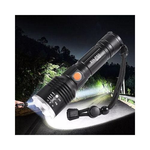 Light XH-P50  COB Hand held Rechargeable Flashlight