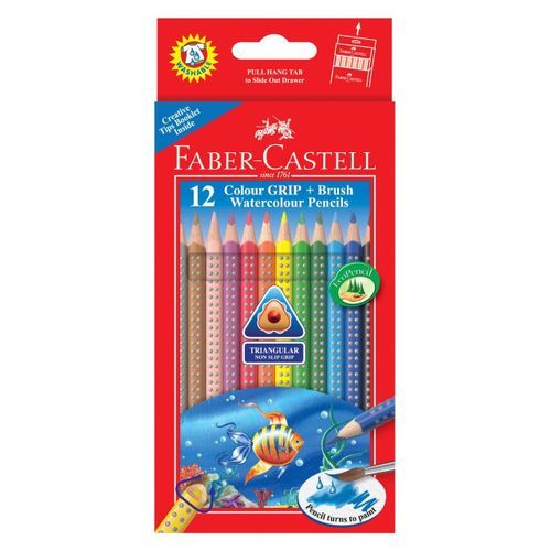 Découvrez les 12 Crayons de Couleur Castle Faber-Castell: 12 crayons de  couleur de qualité supérieure