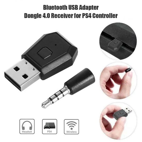 Adaptateur Bluetooth PS4, Transmetteur / Récepteur USB pour Casque,  Ecouteurs sans fil, Linq - Noir - Français