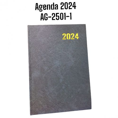 Generic Agenda 2024 ( samedi + dimanche = 1 page / 1 jour ) Gris à prix pas  cher