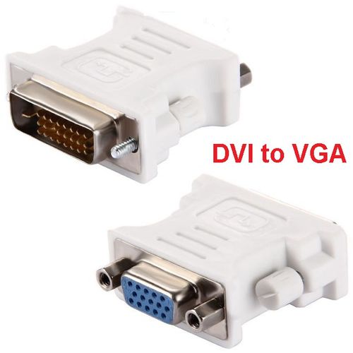 Adaptateur DVI Male Vers VGA Femelle et DVI Femelle