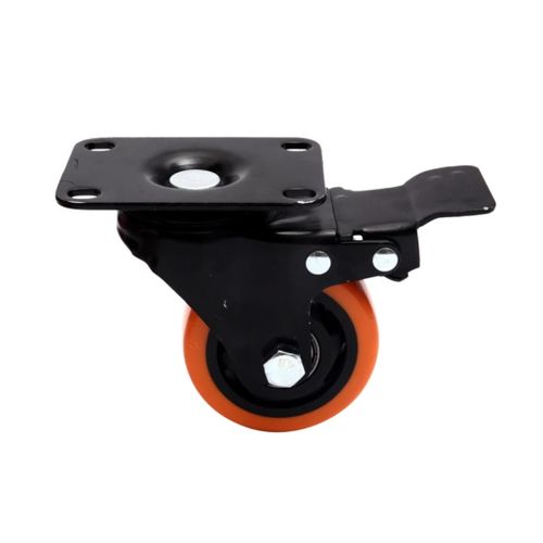 product_image_name-Generic-4 pièces Roues pivotantes en chariot de roulettes lourdes 50mm avec frein-2