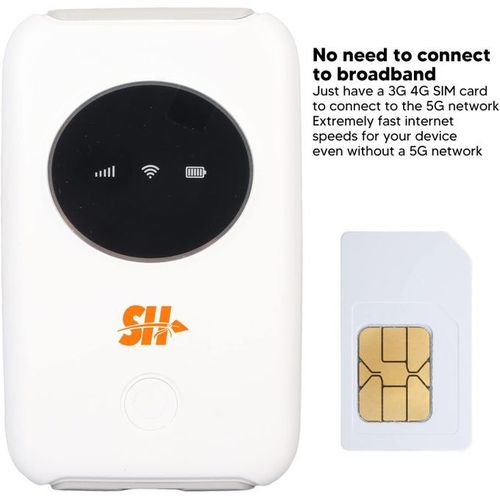 Routeur Wifi 4G, Routeur 4G Seule Une Carte SIM Prend En Charge 32  Utilisateurs En Même Temps Pour La Prise UE 