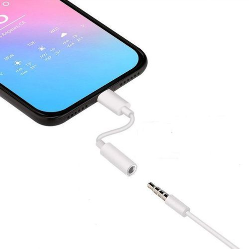 Adaptateur Prise Jack/Lightning pour IPHONE 7 Audio 3.5mm Cable Rallonge  Ecouteur APPLE