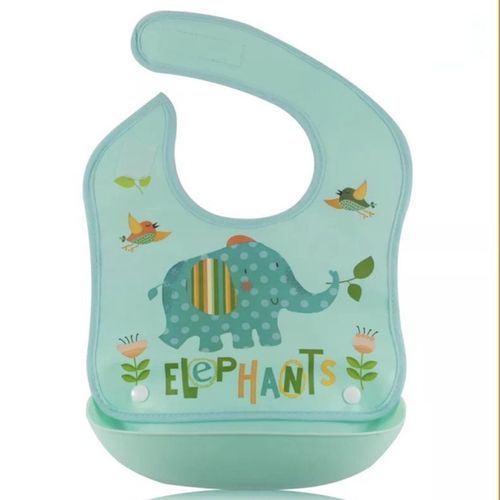 Bavoirs pour bébé en silicone de qualité alimentaire avec poche pour  attrape-aliments de grande capacité bavoir imperméable réglable doux  pliable pour