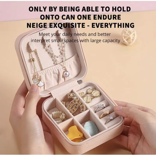 Generic Mini boîte de rangement portable pour bijoux à prix pas cher