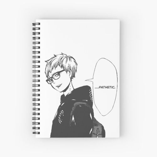 Generic Tsukishima Kei Spiral Notebook Bloc note
