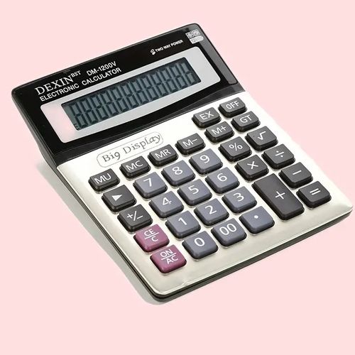 product_image_name-Dexin-Calculatrice de Bureau & Commerce, 12 Chiffres Big Display DM-1200V-1
