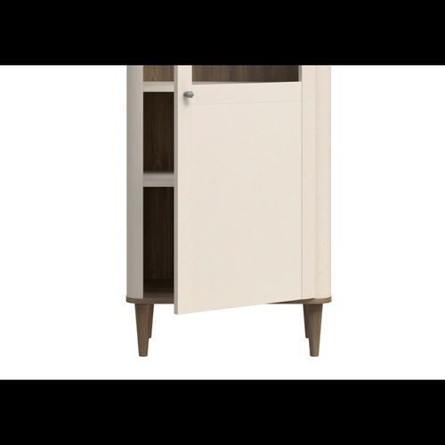 product_image_name-Kitea-Grande Vitrine 1 Porte LACETTI - Beige-6