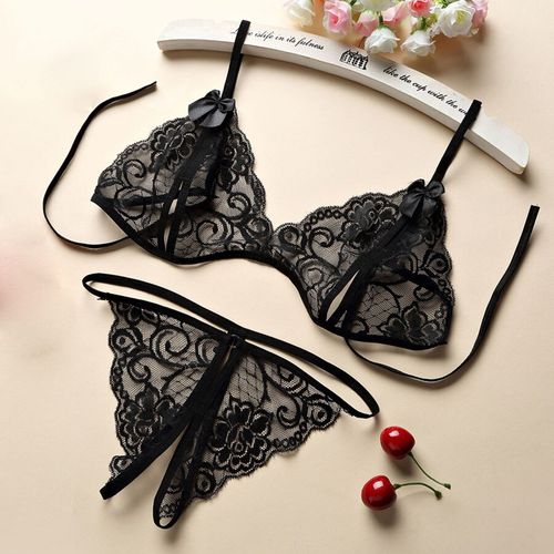 sexy diva Nuisette en dentelle sous vetements erotiques Soutien gorge et Culotte