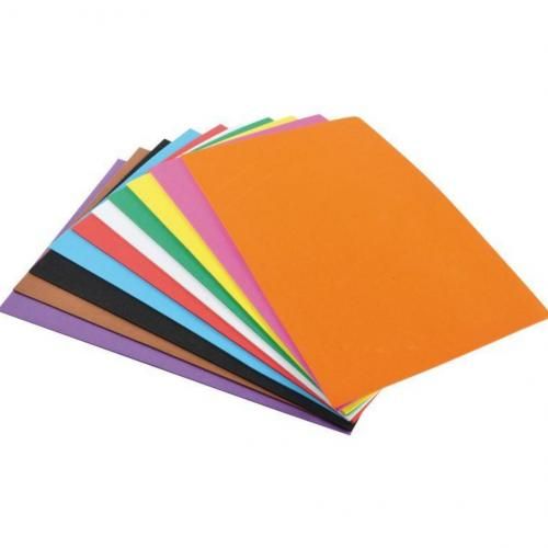 PAPIER MOUSSE A4 PAQUET DE 10 COULEURS TECHNO REF: 4785