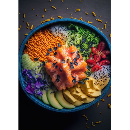 product_image_name-Generic-Bibimbap korean food  Style 12 Poster Chambre Haute Qualité-1