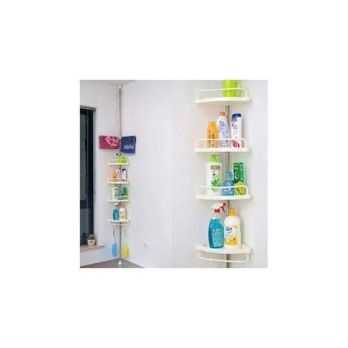 product_image_name-Generic-Éatagère d’Angle Télescopique Blanche – Multi Rangement Moderne-4