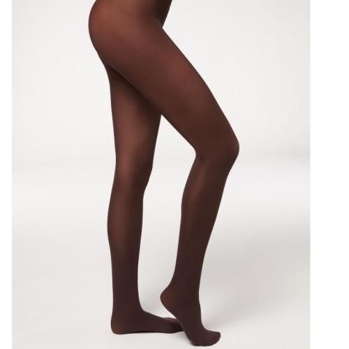 Generic Collant Marron Femme Opaque 30DEN Taille Universelle