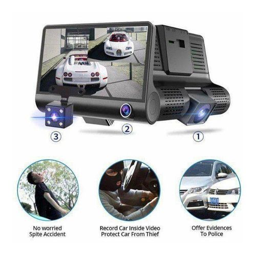 product_image_name-Generic-كاميرا سيارة سوداء HD 3 عدسات - رؤية شاملة 360°-2