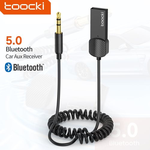 Toocki Adaptateur Bluetooth récepteur auxiliaire de voiture,Dongle