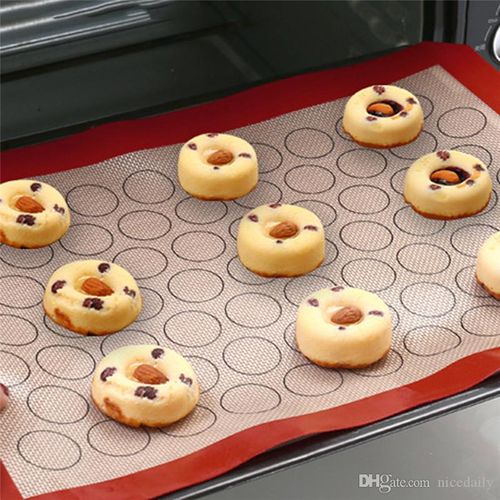 Tapis de cuisson antiadhésif en Silicone, 30x40cm, revêtement de feuille de  four perforé, ustensiles de cuisson pour macarons, outils de cuisine pour