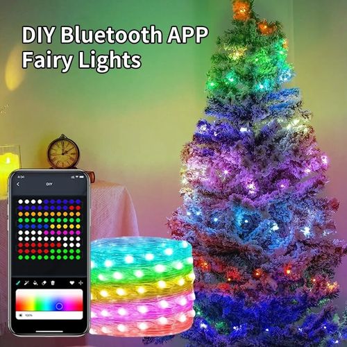 Guirlande lumineuse à LED WS2812B, couleur de rêve, adressable  individuellement, décoration de fête de noël ou d'anniversaire, étanche  IP67, DC5V - AliExpress