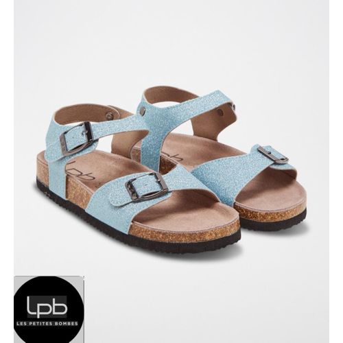 Lpb LespTites Bombes Sandales bleu paillettees a prix pas cher Jumia Maroc