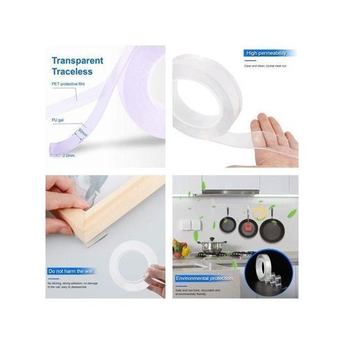 product_image_name-Generic-Scotch - Ruban Double Face // Transparent et Pas de Trace // Réutilisation, lavable, Étanche, Ruban Adhésif-8