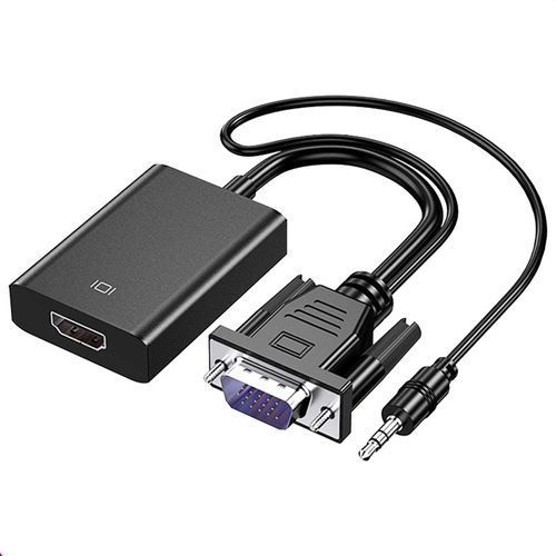 Generic Adaptateur VGA Male vers HDMI Output 1080P HD+ Audio à