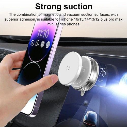 product_image_name-Generic-support magnétique de voiture pliable réglable 360 ° fort aspiration support téléphone portable Supports à ventouse Fixés sur le pare-brise ou le tableau de bord pour Streaming en direct-8