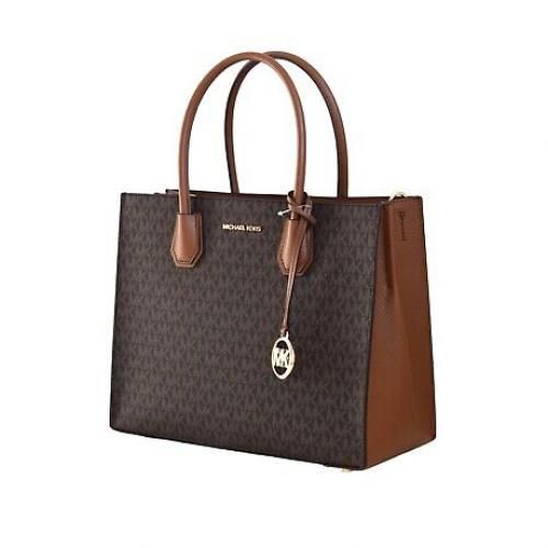 product_image_name-Michael Kors-Sac femme  Bag MERCER LG SACOCHE marron 35T2GM9S3B-6