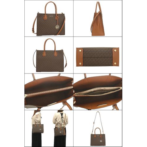 product_image_name-Michael Kors-Sac femme  Bag MERCER LG SACOCHE marron 35T2GM9S3B-8