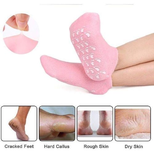 product_image_name-Generic-Pack 2 Chaussettes de Soin Pieds en Gel Hydratant – Exfoliation Douce et Réparation des Peaux Fendillées-1