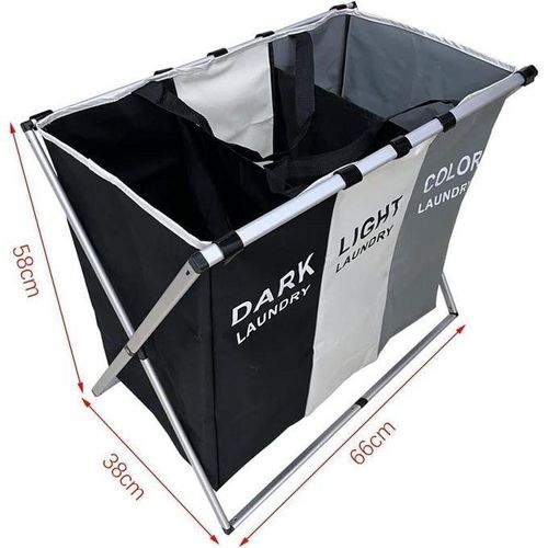 product_image_name-Generic-Panier à Linge Triple Compartiment Pliable-6