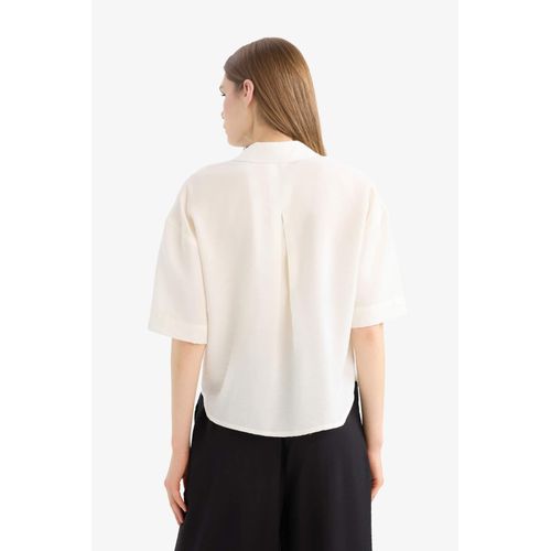 product_image_name-Defacto-قميص نص كم اوفر سايز برقبة قميص-4