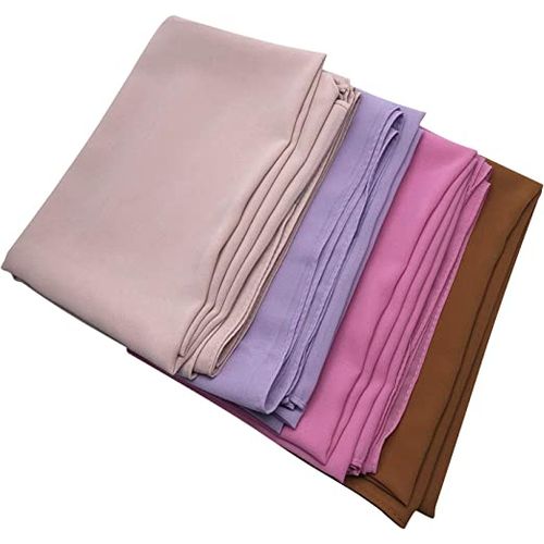 product_image_name-Generic-مجموعة من 4 شال حجاب من كريب موسلين-4