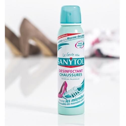 Sanytol Désinfectant pour chaussures avec SENTEUR FRAÎCHE ne tache