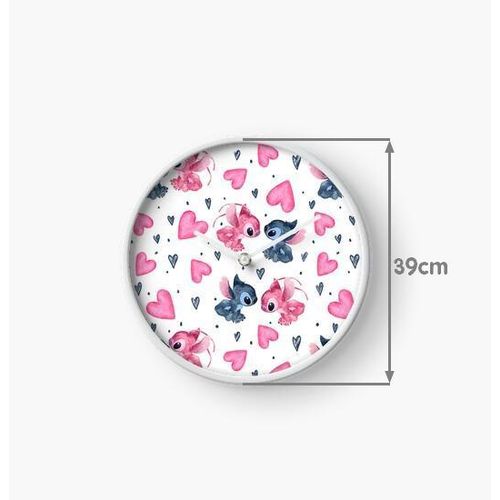product_image_name-Generic-Lilo And Stitch Love Wall Clock Decoration For House & Rooms-3
