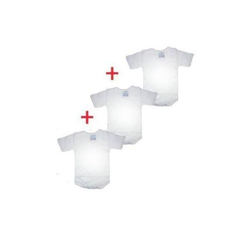 product_image_name-Generic- Bébé Body blanc demi manche 100% coton blanc-1