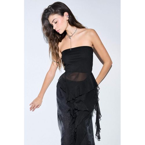 product_image_name-Defacto-Blouse en tulle à volants bustier-1