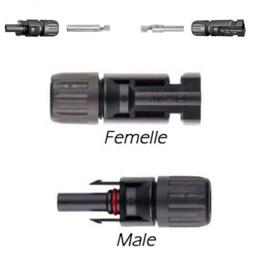 Connecteur MC4 pour panneaux solaires