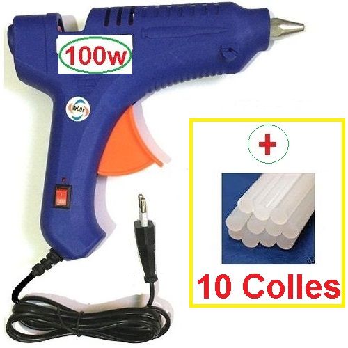 Sans Marque 10 x Bâtons de Colle pour Pistolet à Coller - 11 *185 mm à prix  pas cher