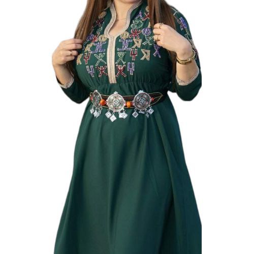 Generic Caftan marocain pour femme alliant elegance moderne et broderie berbere perlee a prix pas cher Jumia Maroc